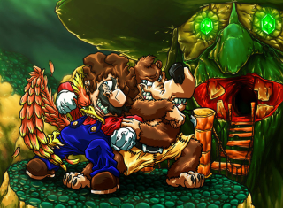 Illustration for article titled Mario Gets Angry, Goes on a Rampage Across Gaming History